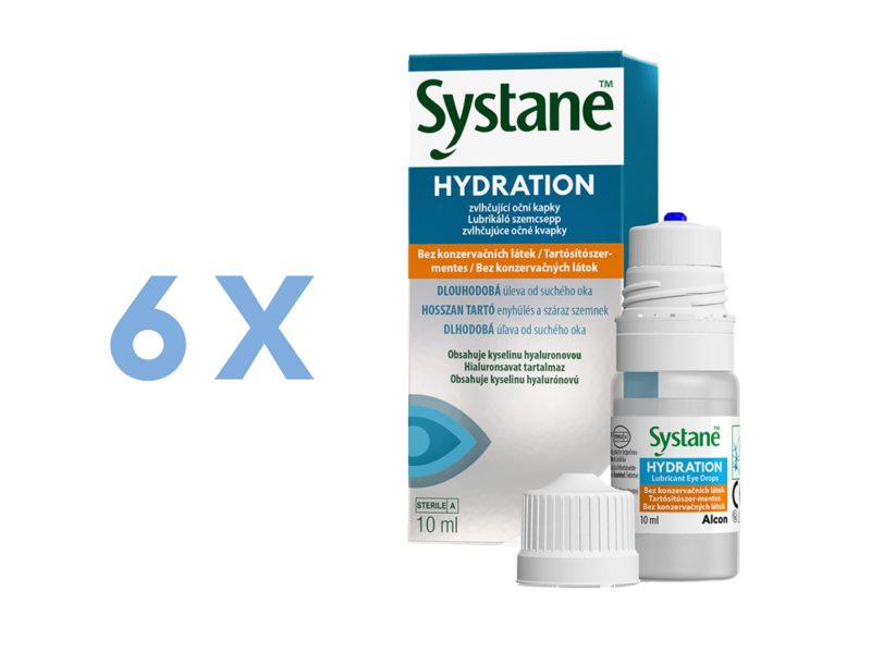 Systane Hydration ohne Konservierungsstoffe (6 x 10 ml)